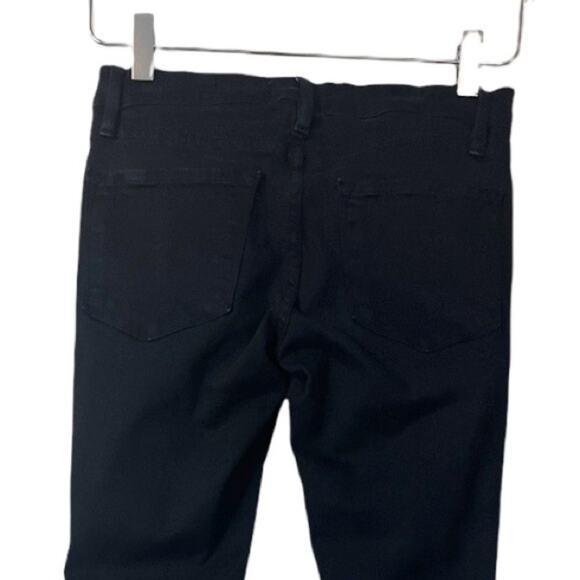 FRAME Denim Women's Black Le Skinny de Jeanne Distressed Ankle Jeans Size 25 - Picture 7 of 11